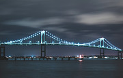Moody Skies over the Newport Bridge Photograph by Christina McGoran
