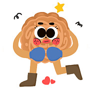 Moon cakes love boxing Drawing by Min Fen Zhu