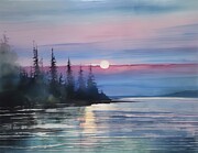 Moon Lake Digital Art by Eris And AI Moon Lake Digital Art by Eris And AI