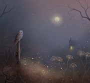 Moon Wisdom Painting by Joe Gilronan