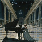 Moonlit Rhapsody Digital Art by David Miller