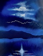 Moonscape Painting by Benjamin Ragland