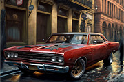 Mopar II Mixed Media by Jay Schankman