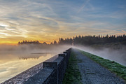 Morning Mist over Vartry Reservoir, Co Wicklow Photograph by Adrian Hendroff