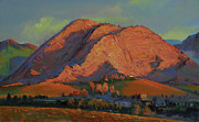 Morning of Bulgan Mountain Painting by Badamjunai Tumendemberel