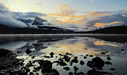 Morning On Maligne Lake Photograph by Dan Sproul