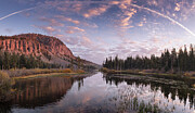 Morning Sunlight at Twin Lakes Photograph by William Dunigan