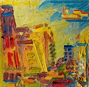 Mornington Crescent, Summer Morning II - Frank Auerbach Digital Art by Samuel HUYNH
