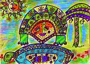 Mosaic Turtle Painting by Tasha Paley Mosaic Turtle Painting by Tasha Paley