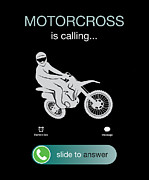 Motorcross Is Calling Digital Art by Jacob Zelazny