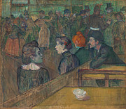 Moulin de la Galette. Henri de Toulouse-Lautrec, French, 1864-1901. Painting by Henri de Toulouse-Lautrec