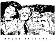 Mount Rushmore Presidents, South Dakota Digital Art by Long Shot