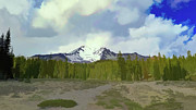 Mount Shasta Watercolor-2 Photograph by Mark Jackson Mount Shasta Watercolor-2 Photograph by Mark Jackson