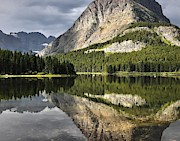 Mount Wilbur Reflection Photograph by Steve Brown