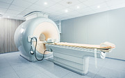 MRI scanner at a hospital/ Photograph by Gilaxia