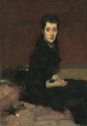 Mrs. Charles Gifford Dyer -Mary Anthony-. John Singer Sargent, American, 1856-1925. Painting by John Singer Sargent