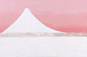 Mt. Fuji by Georgia O'Keeffe Painting by Georgia O'Keeffe