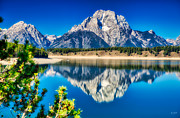 Mt Moran in the grand Tetons Photograph by Bruce Block Mt Moran in the grand Tetons Photograph by Bruce Block