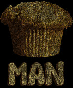 Muffin Man Retro Digital Art by Flippin Sweet Gear