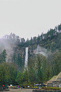 Multhnoma Falls Oregon Photograph by Tatiana Travelways Multhnoma Falls Oregon Photograph by Tatiana Travelways