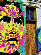 Mural and Door Photograph by Leslie Brashear