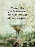 My Cup Overflows 2 - Verse Photograph by Anita Faye