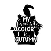 My Favourite Color is Autumn Toucan Nest Digital Art by Jacob Zelazny