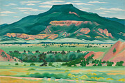My Front Yard, Summer, Pedernal, New Mexico by Georgia O'Keeffe Painting by Georgia O'Keeffe