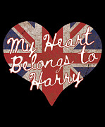 My Heart Belongs to Prince Harry Digital Art by Flippin Sweet Gear