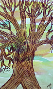 Naked Trees #47 Painting by Anjel B Hartwell Naked Trees #47 Painting by Anjel B Hartwell