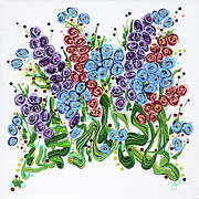 Nanny's Garden Painting by Jane Crabtree