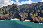 Napali Coast from the Air Photograph by Jennifer Ludlum