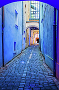 Narrow blue passage  Photograph by Tatiana Travelways