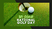 National Golf Day v4 Digital Art by Robert Banach