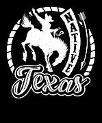 Native Texas Cowboy Horse Riding Digital Art by Jacob Zelazny