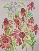 Native Virginia Flowers Painting by Suzanne Berthier Native Virginia Flowers Painting by Suzanne Berthier