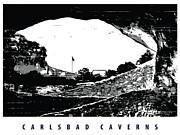 Natural Entrance in Carlsbad Caverns, New Mexico Digital Art by Long Shot