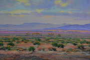 Nature of Gobi Painting by Badamjunai Tumendemberel