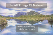 Nature Quote Aristotle Landscape Mixed Media by Dan Sproul Nature Quote Aristotle Landscape Mixed Media by Dan Sproul