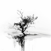 Nature Wabi Sabi Art Painting by Lourry Legarde