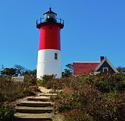 Nauset Light Eastham Cape Cod Massachusetts Photograph by Linda Stern