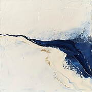 Navy Blue Nautical  Painting by Lourry Legarde