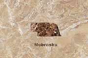 Nebraska Marble Digital Art by Elisabeth Lucas