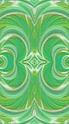 Neo Mint Art Nouveau Fractal Abstract Digital Art by Shelli Fitzpatrick