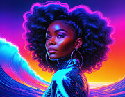 Neon Radiant Photograph by Cate Franklyn