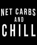 Net Carbs and Chill Keto Digital Art by Flippin Sweet Gear