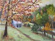 New England Sugarhouse Painting by Roxy Rich