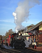 New Hope PA - Autumn Excursion on Steam Train Photograph by Susan Savad New Hope PA - Autumn Excursion on Steam Train Photograph by Susan Savad