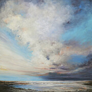 New Horizons Coastal Scene Painting by Jai Johnson