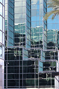 New Phoenix Building Reflection Digital Art by Tom Janca